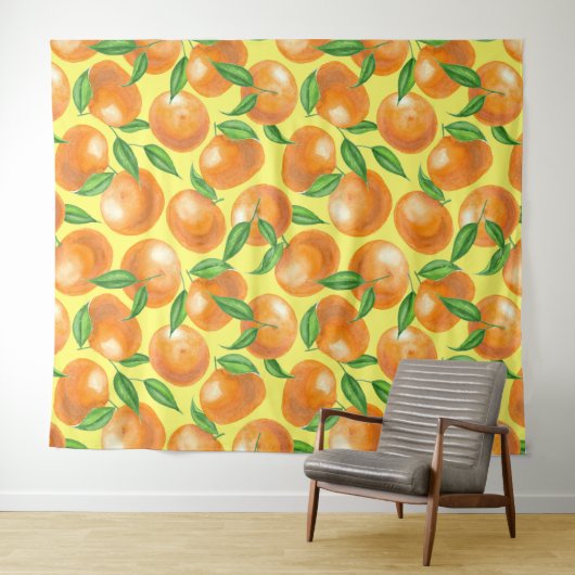 Mandarinen Wandteppich (Beispiel (Horizontal))