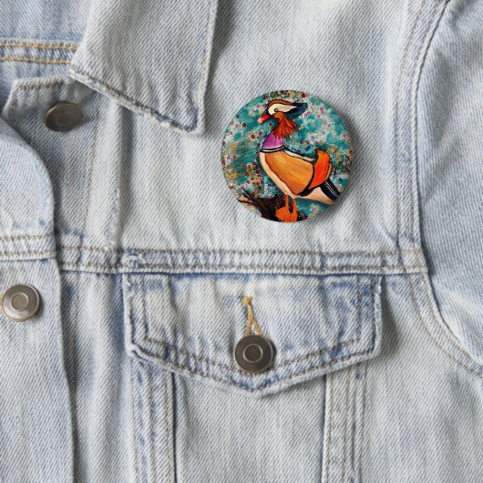 Mandarinenente Button (Beispiel)