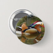 Mandarinenente Button (Vorne & Hinten)