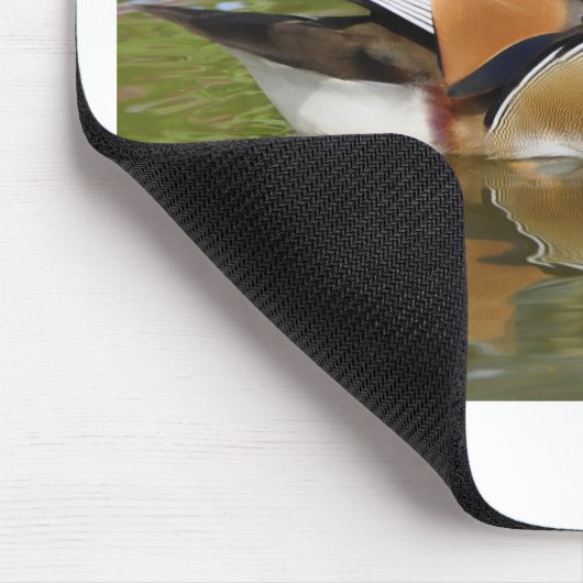 Mandarinenente Mousepad (Ecke)