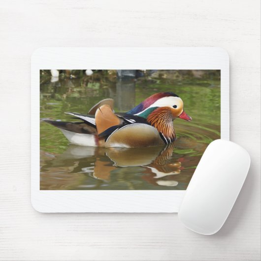 Mandarinenente Mousepad (Mit Mouse)