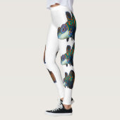 Mandarinenfisch Ausschnitt Leggings (Links)