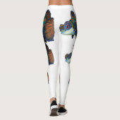 Mandarinenfisch Ausschnitt Leggings (Rückseite)