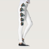 Mandarinenfisch Ausschnitt Leggings (Rechts)