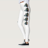 Mandarinenfisch Ausschnitt Leggings (Links)