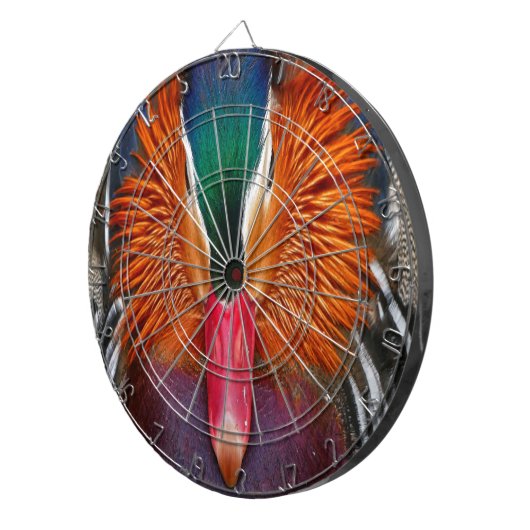 Mandarinenkopf Dartscheibe (Vorderseite rechts)