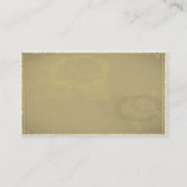 Mandarinenlehrer chinesische Tutoren Vintag Visitenkarte (Rückseite)