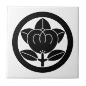 Mandarinenorange Fliese (Vorderseite)