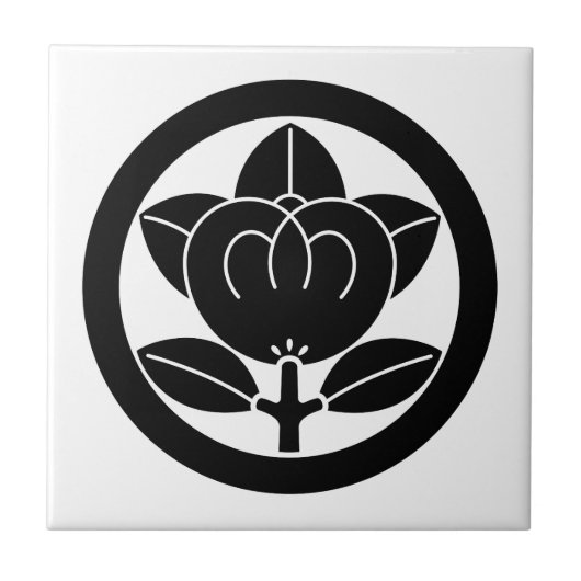 Mandarinenorange Fliese (Vorderseite)