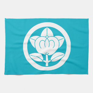 Mandarinenorange Geschirrtuch