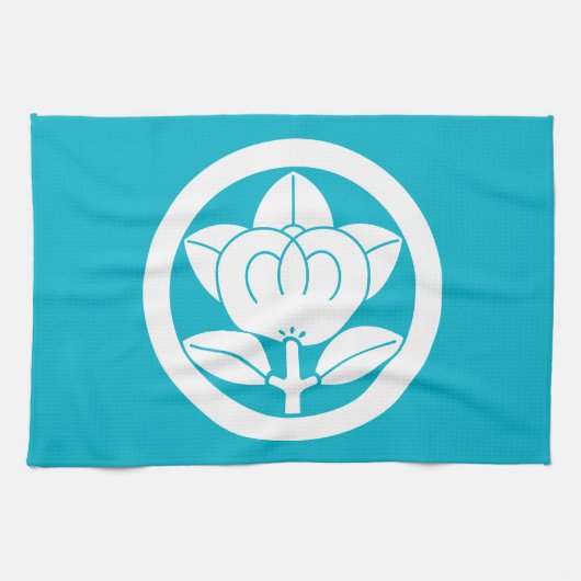 Mandarinenorange Geschirrtuch (Horizontal)