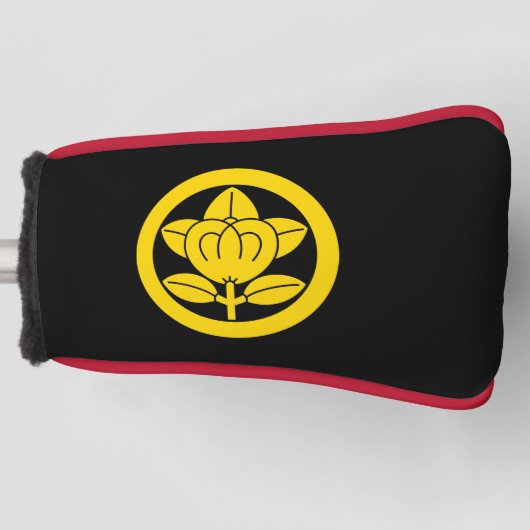Mandarinenorange Golf Headcover (Vorderseite)