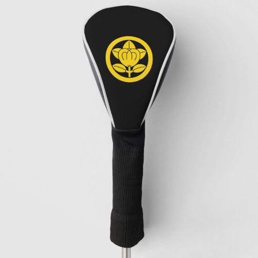 Mandarinenorange Golf Headcover (Vorderseite)