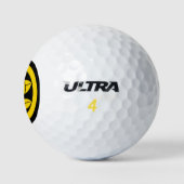 Mandarinenorange Golfball (Logo)