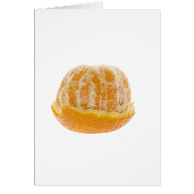 Mandarinenorange, halbgeschält (Vorne)