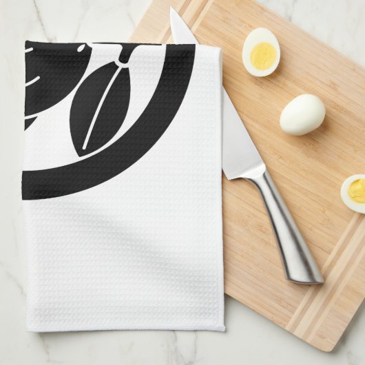 Mandarinenorange Handtuch (Viertel Falte)