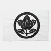 Mandarinenorange Handtuch (Horizontal)