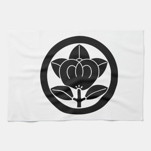 Mandarinenorange Handtuch (Horizontal)