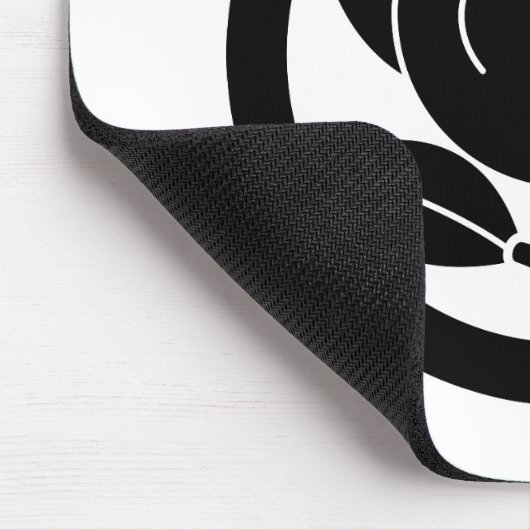 Mandarinenorange Mousepad (Ecke)