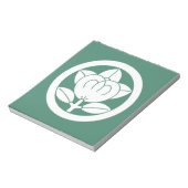 Mandarinenorange Notizblock (Rotiert)