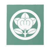 Mandarinenorange Notizblock (Vorderseite)