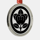 Mandarinenorange Ornament Aus Metall (Rechts)