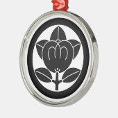 Mandarinenorange Ornament Aus Metall (Links)