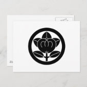 Mandarinenorange Postkarte (Vorne/Hinten)