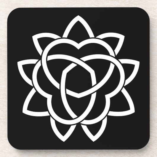 Mandarinenorange Untersetzer (Vorderseite)