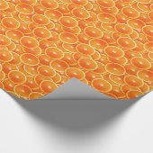 Mandarinenstücke Geschenkpapier (Ecke)
