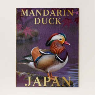 🦆 Mandarinente Japan Exotischer Vogel Puzzle
