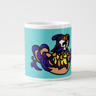 Mandarinenten-Kunst Jumbo-Tasse