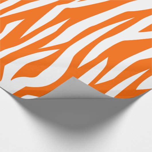 Mandarinezebra-Druck Geschenkpapier (Ecke)