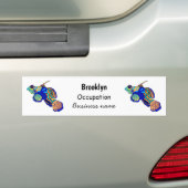 Mandarinfish Cartoon Illustration Autoaufkleber (Auf Auto)