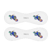 Mandarinfish Cartoon Illustration Baseball (Paneele)