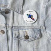 Mandarinfish Cartoon Illustration Button (Beispiel)