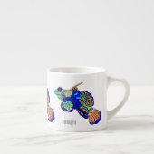 Mandarinfish Cartoon Illustration Espressotasse (Rechts)