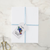Mandarinfish Cartoon Illustration Geschenkanhänger (Mit Garn)