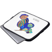 Mandarinfish Cartoon Illustration Laptopschutzhülle (Vorne Knopf)