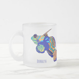 Mandarinfish Cartoon Illustration Mattglastasse