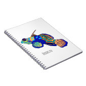 Mandarinfish Cartoon Illustration Notizblock (Rechte Seite)