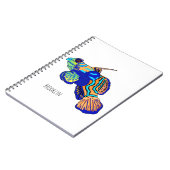 Mandarinfish Cartoon Illustration Notizblock (Linke Seite)