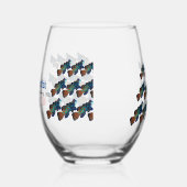 Mandarinfish Weinglas Ohne Stiel (Links)