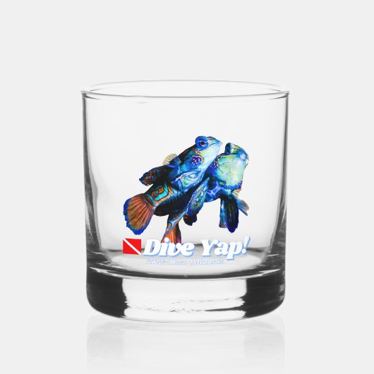 Mandarinfish Whiskyglas (Vorderseite)
