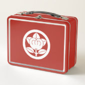 Mandarinorange in einem Kreis Lunch Boxen (Vorderseite)