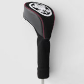 Mandarinorange in einer Kreiselgolfkopfabdeckung Golf Headcover (angewinkelt)