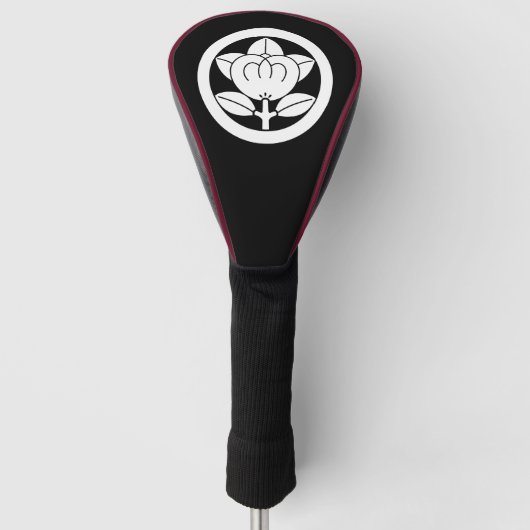 Mandarinorange in einer Kreiselgolfkopfabdeckung Golf Headcover (Vorderseite)