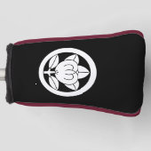 Mandarinorange in einer Kreiselgolfkopfabdeckung Golf Headcover (Vorderseite)