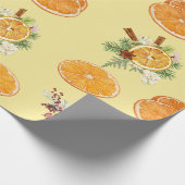 Mandarins Pattern Geschenkpapier (Ecke)