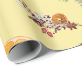 Mandarins Pattern Geschenkpapier (Rolleneckpunkt)